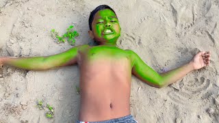 HULK BOY Funny Transformation scares Red hulk | Hulk Transformation