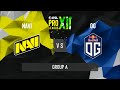 CS:GO - Natus Vincere vs. OG [Nuke] Map 3 - ESL Pro League Season 12 - Group A - EU