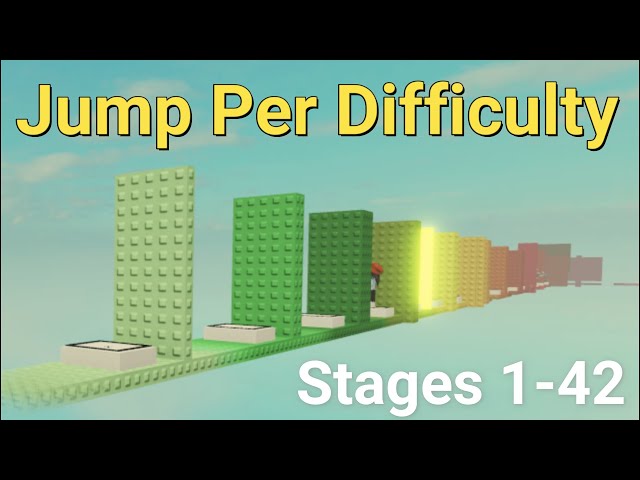 I DESTROYED every Jump per difficulty chat obby in ROBLOX! 