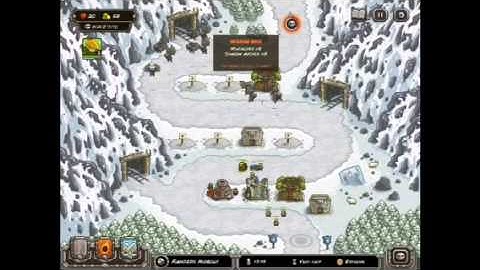 Kingdom Rush HARD DIFFICULTY- Coldstep Mines (level 7) Campaign on iPad