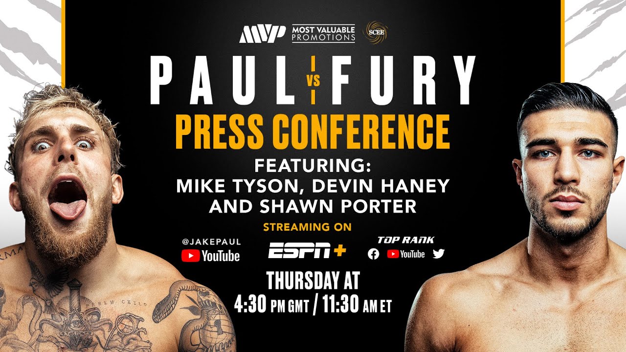 Jake Paul vs Tommy Fury FIGHT WEEK PRESS CONFERENCE r/Boxing