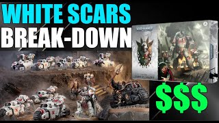 Warhammer 40k White Scars Battleforce Break-Down Points & Price Space Marine Battle Force Astartes