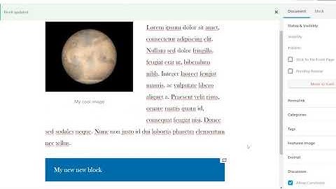 gutenberg reusable blocks