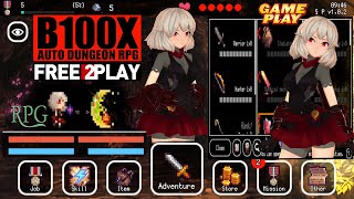 B100X - Auto Dungeon RPG ★ Gameplay ★ PC Steam [ Free to Play ] Rpg Game 2021 ★ HD 1080p60FPS screenshot 2