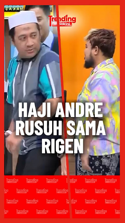Haji Andre rusuh sama Rigen 🤣 #trending #trendingshorts #rigen #andre