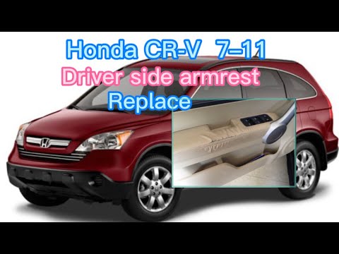 Honda CR-V armrest replace driver side - YouTube