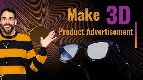 Sunglasses 3D Product Advertisement Video || 3D Modelling and Animation Advertising Video