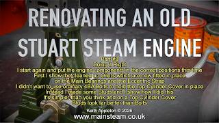 RENOVATING A STUART NUMBER 4 STEAM ENGINE - PART #8
