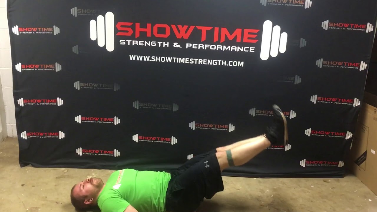 Lying Leg Raise and Reverse Crunch - YouTube