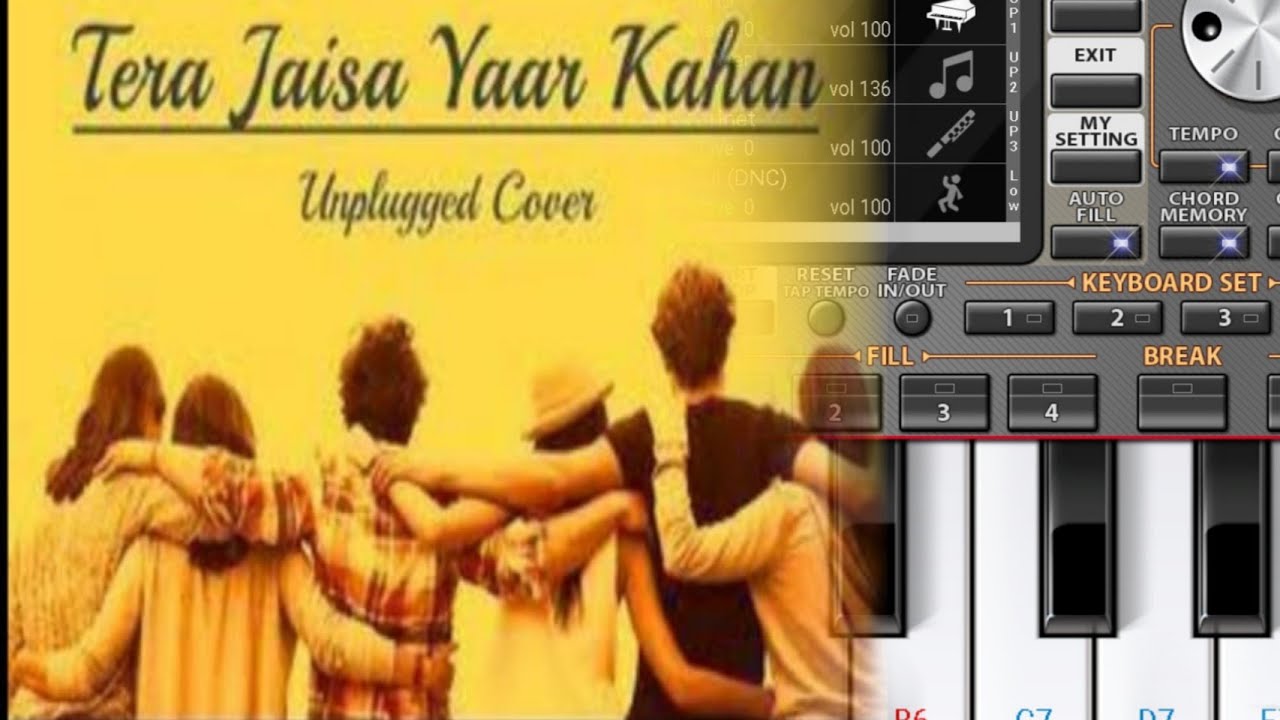 Instrumental of tere jaisa yaar kahan