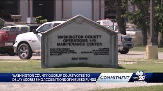 Washington County Quorum Court postpones discussion on sheriff's office investigation
