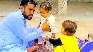 umaima ne Ahmad ke sir pe choma  cute baby video 2023 | cute baby