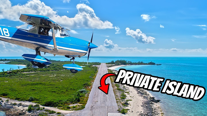Jeg fløj min Cessna 150 til en PRIVAT Ø