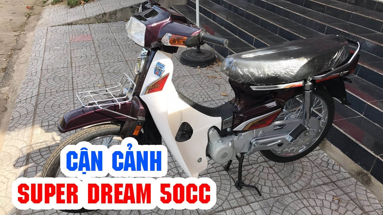 Super Dream 50cc Cận cảnh chiếc xe dành cho học sinh! - YouTube