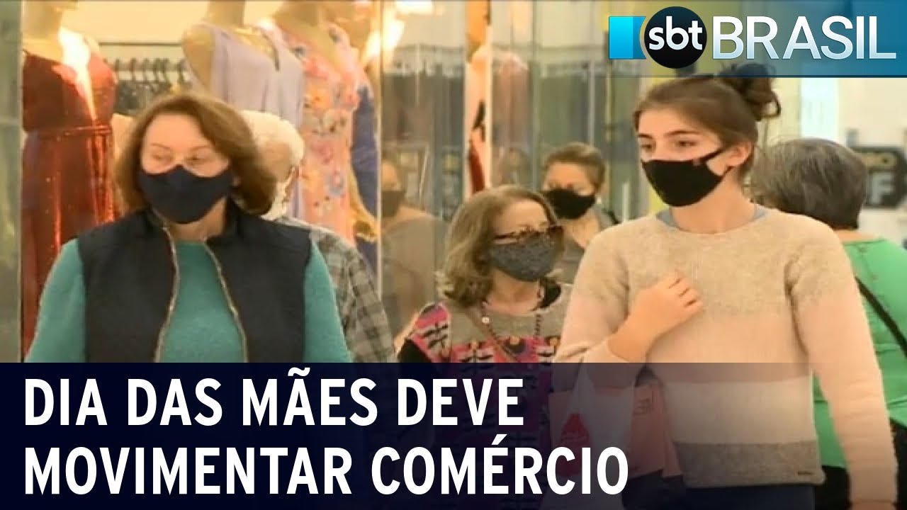 Cerca de 130 milhões de pessoas devem comprar presentes para o Dia das Mães | SBT Brasil (21/04/22)