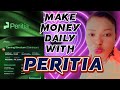 Make money online with peritia  makemoneydaily makemoneyonline makemoney tutorial money
