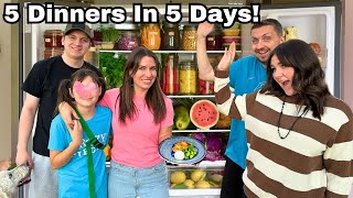 Dinner Routine Large family | 5 Dinners in 5 Days | It cost how much?