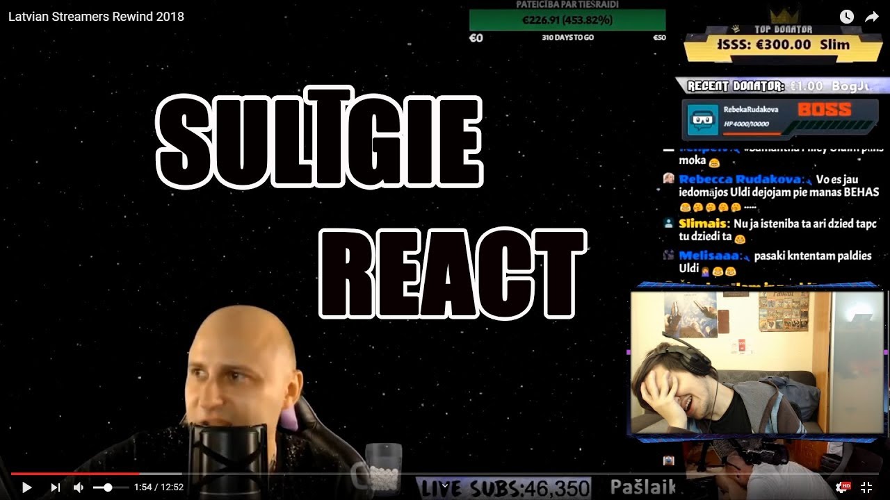 LV STRĪMERU REWIND 2018 (Sulīgie react)