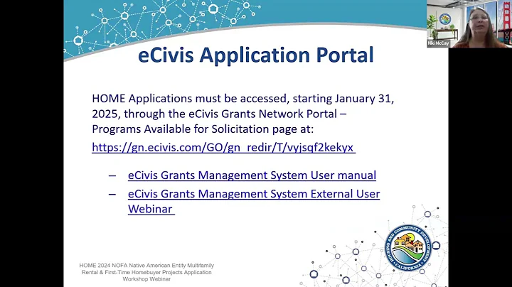 HOME 2024 NOFA Tribal Entities Multifamily Rental and First-Time Homebuyer Projects Workshop Webinar