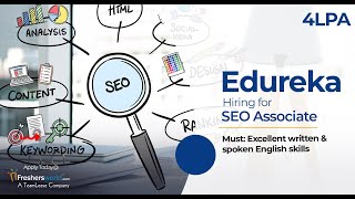 Edureka Hiring for SEO Associate | Salary: 4 LPA, Apply Now