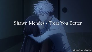 Shawn Mendes - Treat You Better ( slowed + reverb )