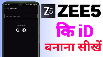 ZEE5 App Ki Id Kaise Banaye  | ZEE5 App Ko Login Kaise Kare | How To ZEE5 App Id Kaise Banaye 2025