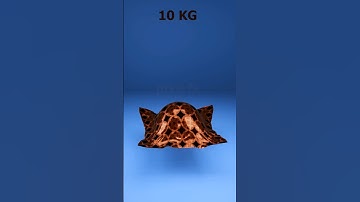 Cloth Simulation 10KG VS 1000KG #blender #animation #3danimation #clothsimulation