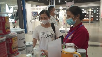 Khai mạc Hội chợ xúc tiến thương mại nông nghiệp, sản phẩm OCOP Hà Nội 2022 tại AEON MALL Long Biên