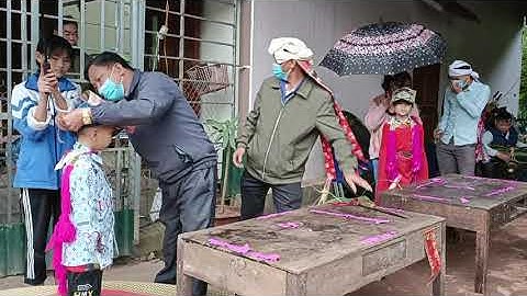 lễ cấp sắc đặt tên cho con, dân tộc dao thanh y,khe cảy, Đình lập, lạng Sơn, phần cuối