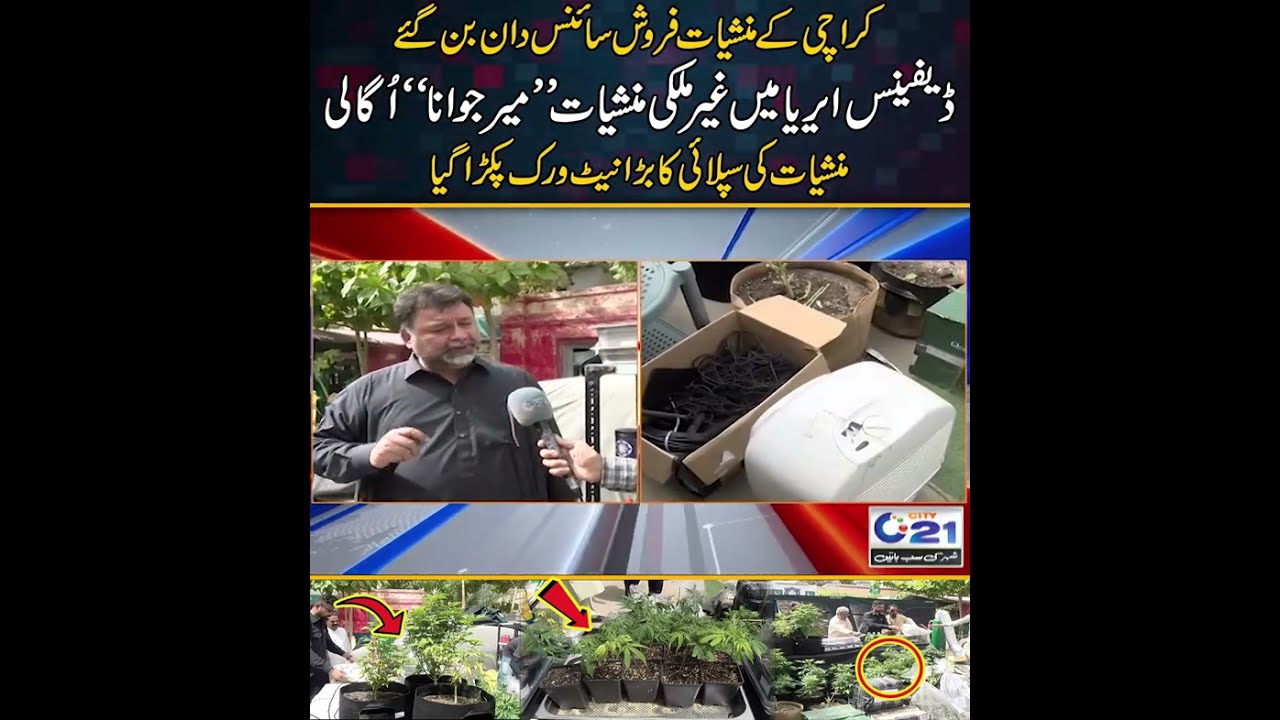 Drug Smugglers Become Scientist | Big Network Of Drugs Smuggler Arrest In Karachi | City 21