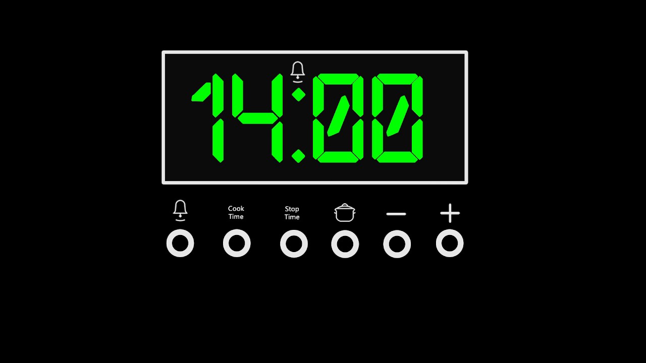6 Button Timer Setting The Minute Minder YouTube