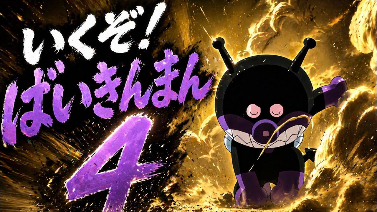 【大人気】いくぞ!ばいきんまん4フルver.🌈【アニメハイライト集】ばいきんまんの歌⭐️アンパンマン人気曲⭐️だだんだん