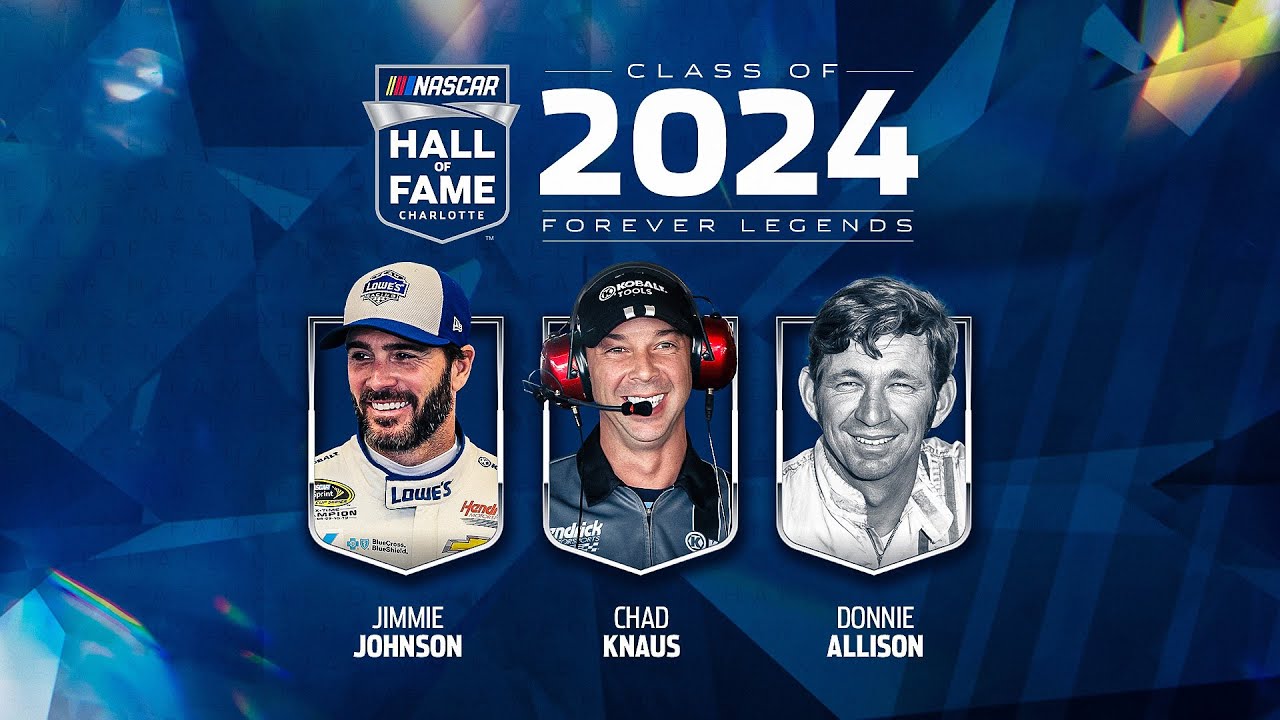 Johnson, Knaus, Allison make NASCAR Hall of Fame Class of 2024