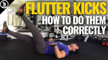 How to Do the Flutter Kicks Exercise - Avoid These Common Mistakes