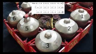 How To Play Gamelan | Tutorial Kenong Instrument | Lancaran Bindri Laras Slendro Pathet Sanga