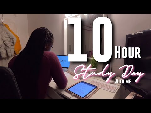 10 HOUR STUDY DAY WITH ME - mocks preparations