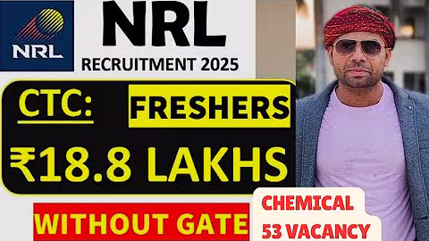 NRL Recruitment 2025 |Fresher | without GATE | Career in Numaligarh Refinery recruitment 2025