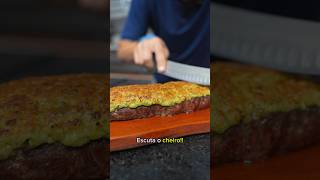 BIFE de TIRA com CROSTA de PARMESÃO ‼️