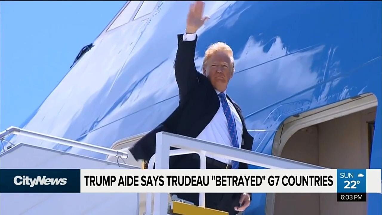 Trump accuses Canadian leader of being 'dishonest' and 'weak'