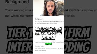 Can You Solve This Quant Dev Interview Question?