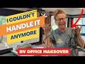 Tiny RV Office Makeover | That Actually Works For Full-Time Travel
