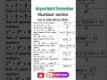 Important Formulas Numberseries Series Formula Numbersystem Important Number Music Happy mp3