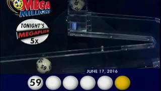 2016 06 17 Mega Millions Numbers and draw results
