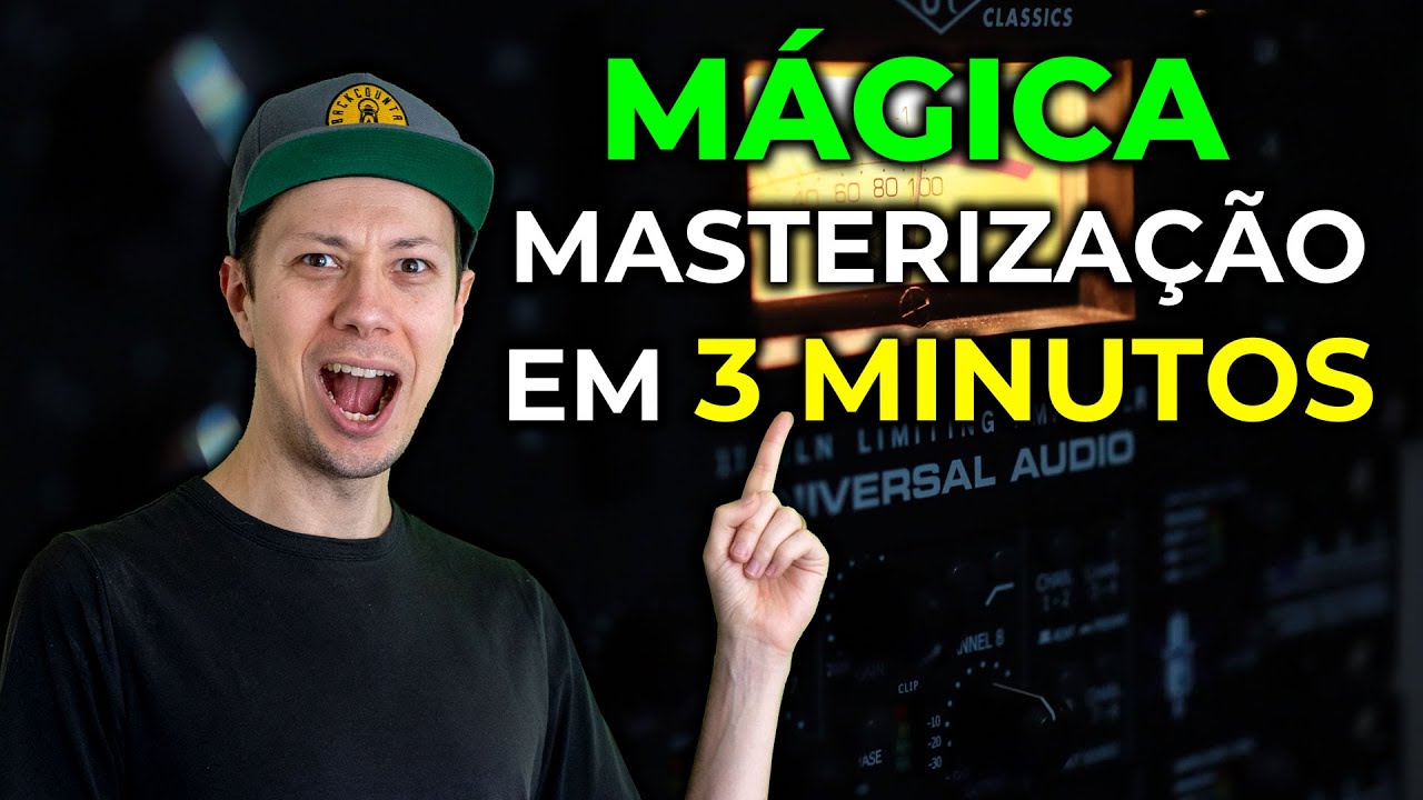 MASTERIZAÇÃO PROFISSIONAL EM 3 MINUTOS – Como masterizar a sua Música Online, Mixagem e Masterização