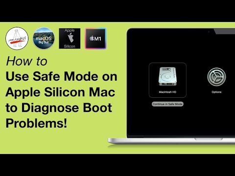 Use Safe Mode on Apple Silicon M1 Mac to Diagnose Boot Problems! MacBook Pro, MacBook Air & Mac Mini