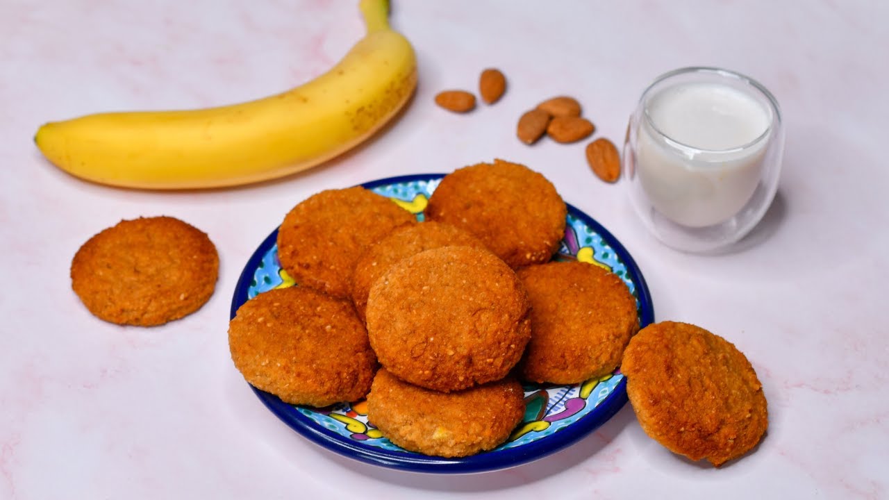 Galletas de pulpa de almendra (Sin glúten y sin lácteos) 🌱
