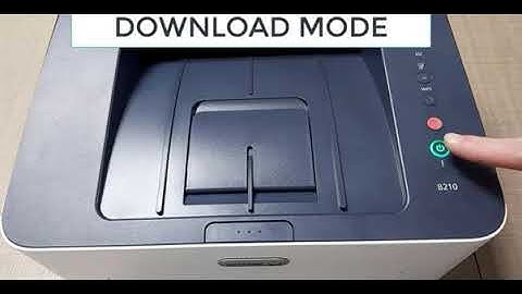Xerox B210 How to boot download mode to Reset