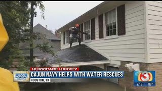 Hurricane Harvey: 'Cajun Navy' member helps Houston victims