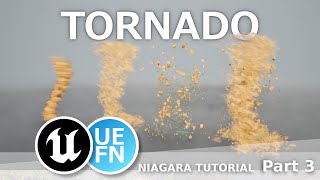 UE5 / UEFN: Create a Tornado from Scratch with Niagara (Ribbon, Sprites, Meshes) - Part 3