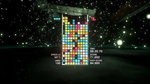 Tetris Effect | PS4 | Master Mode - 100 Lines